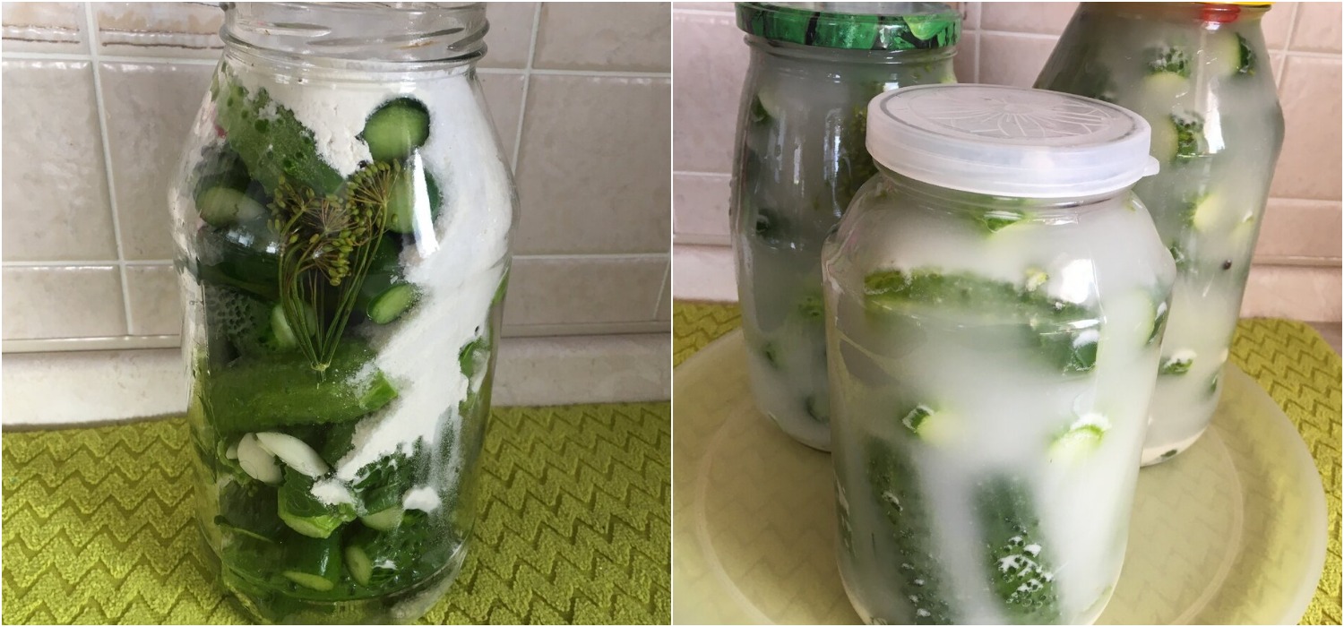 Квашені огірки з борошном на зиму: напевно, самий лінивий і загадковий рецепт з усіх відомих, але який вдалий і смачний