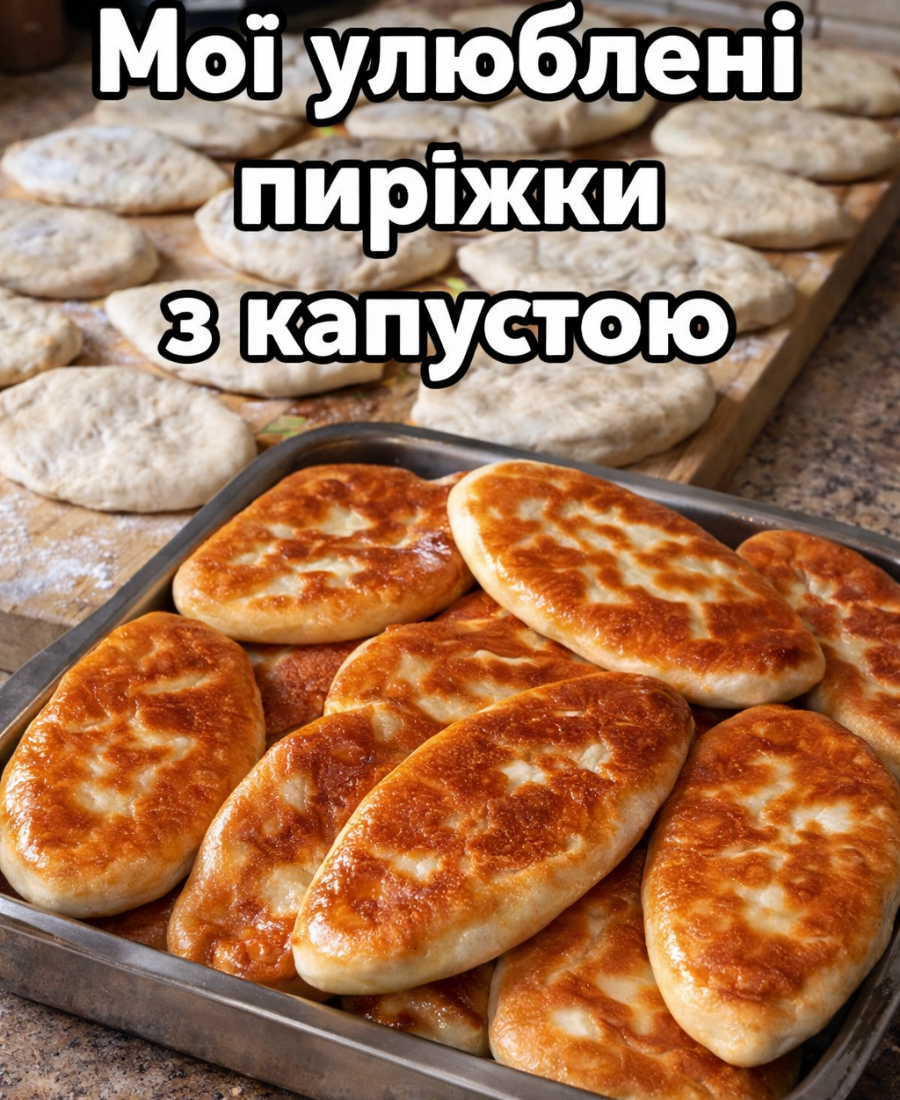 Ваші рідні будуть у захваті! 🥰 Готуємо найсоковитіші пиріжки з капустою