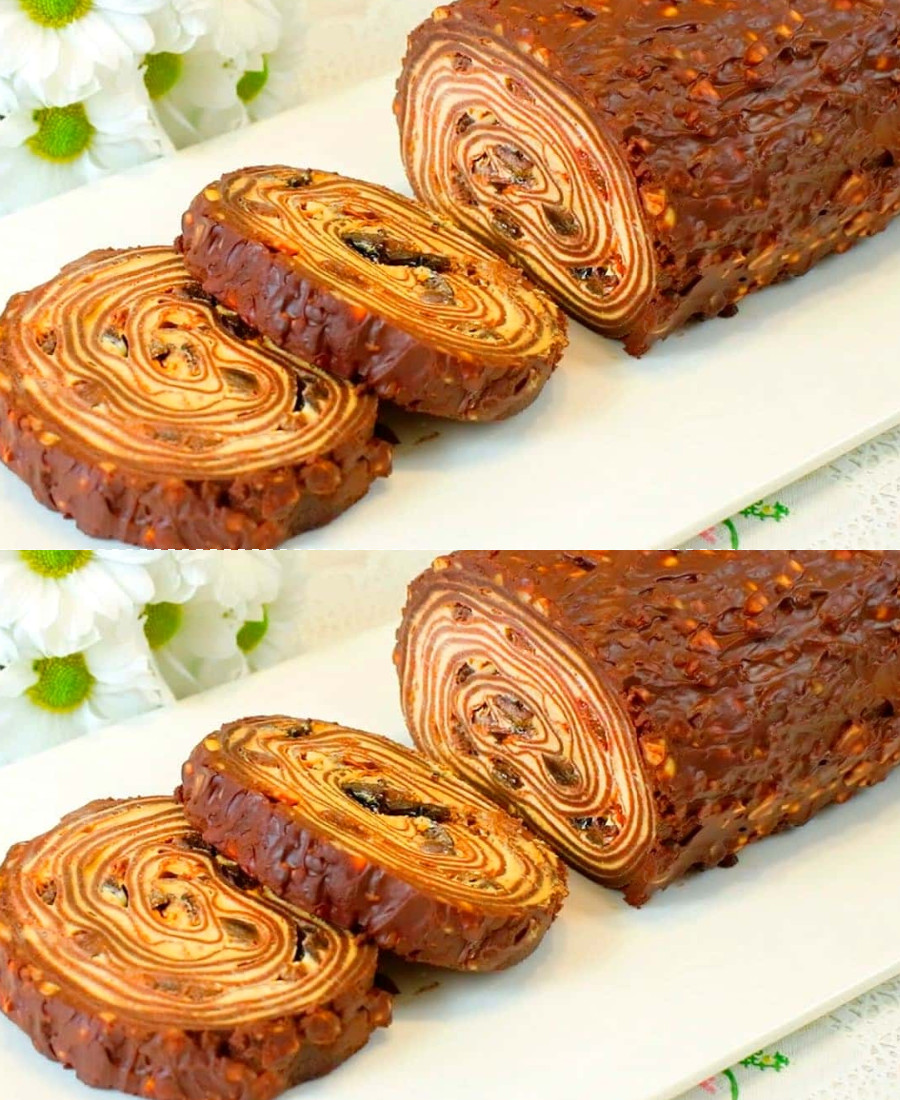 Популярний рецепт шоколадного рулету БЕЗ духовки: готуємо неймовірно смачний і красивий десерт “на швидку руку”