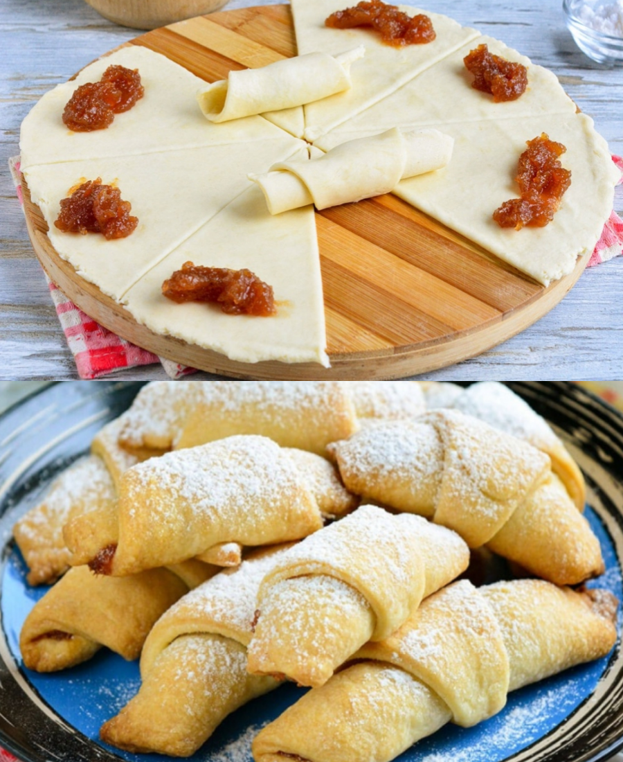 Рогалики з повидлом, як у дитинстві! Завжди печу це смачненьке печиво з настанням холодів