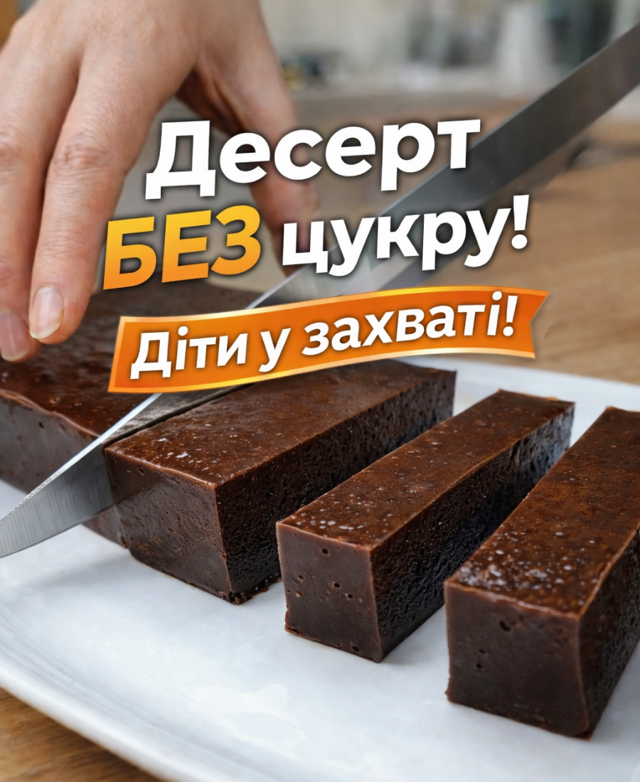 Діти у захваті! Швидкий і простий десерт з какао і банана БЕЗ цукру!