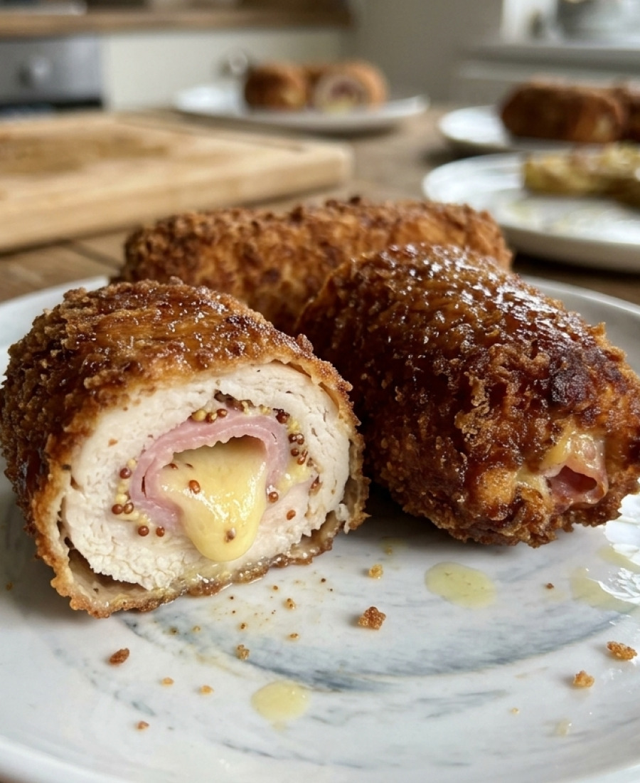 Курячі рулетики «Кордон блю»: дуже смачна гаряча страва, подаю на вечерю і навіть на святковий стіл