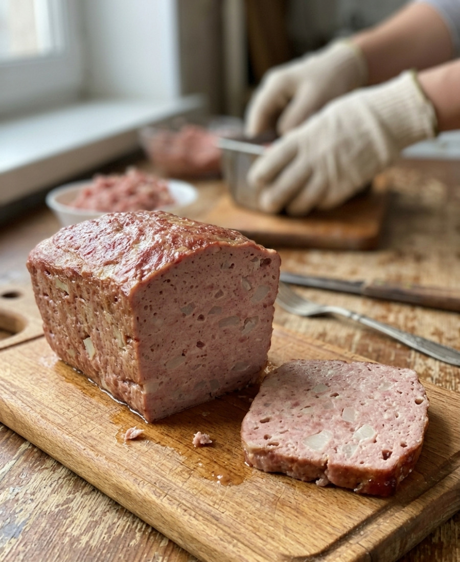 М’ясний хліб – ідеальна альтернатива покупній ковбасі. Простий рецепт