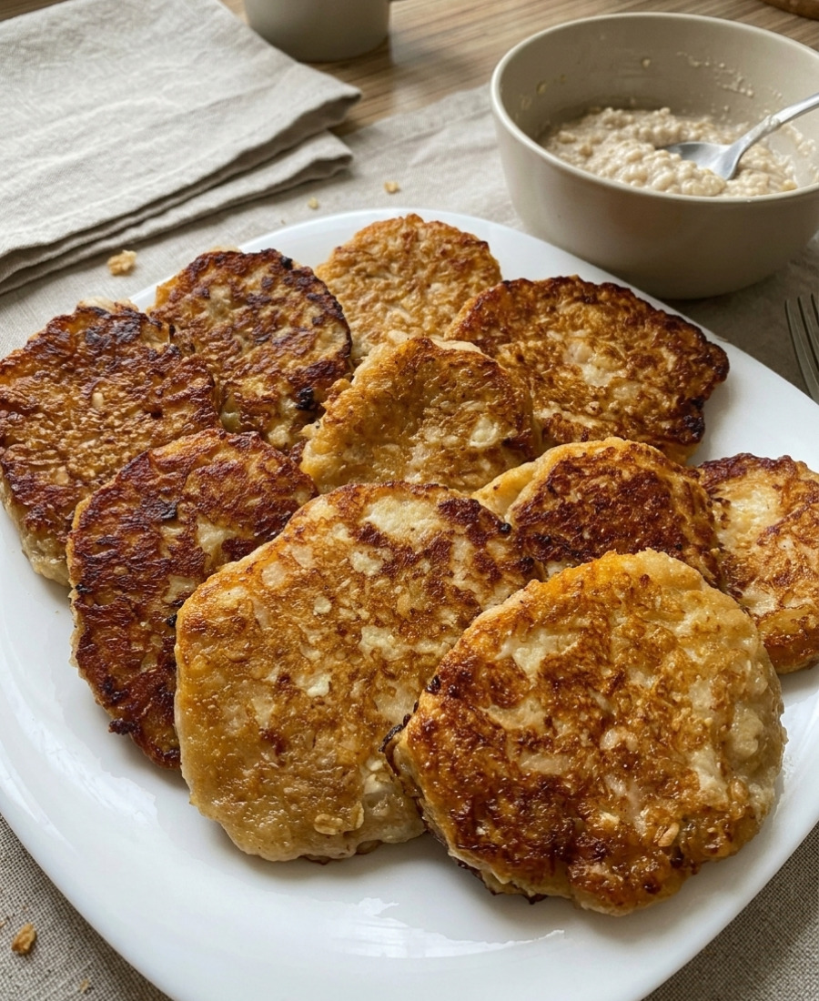 Вівсяні оладки. Замість вівсянки на сніданок у вихідний день. Не тільки корисно, але і дуже смачно. Рекомендую!